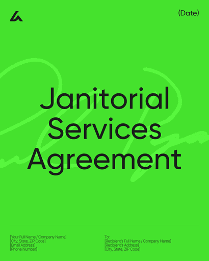 Janitorial Services Agreement