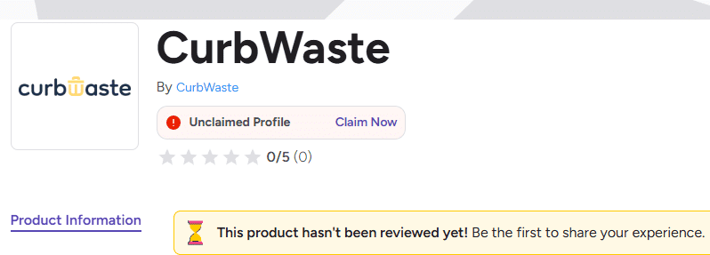 Marketing Spotlight: CurbWaste Marketing Strategy Reviews and Social Proof
