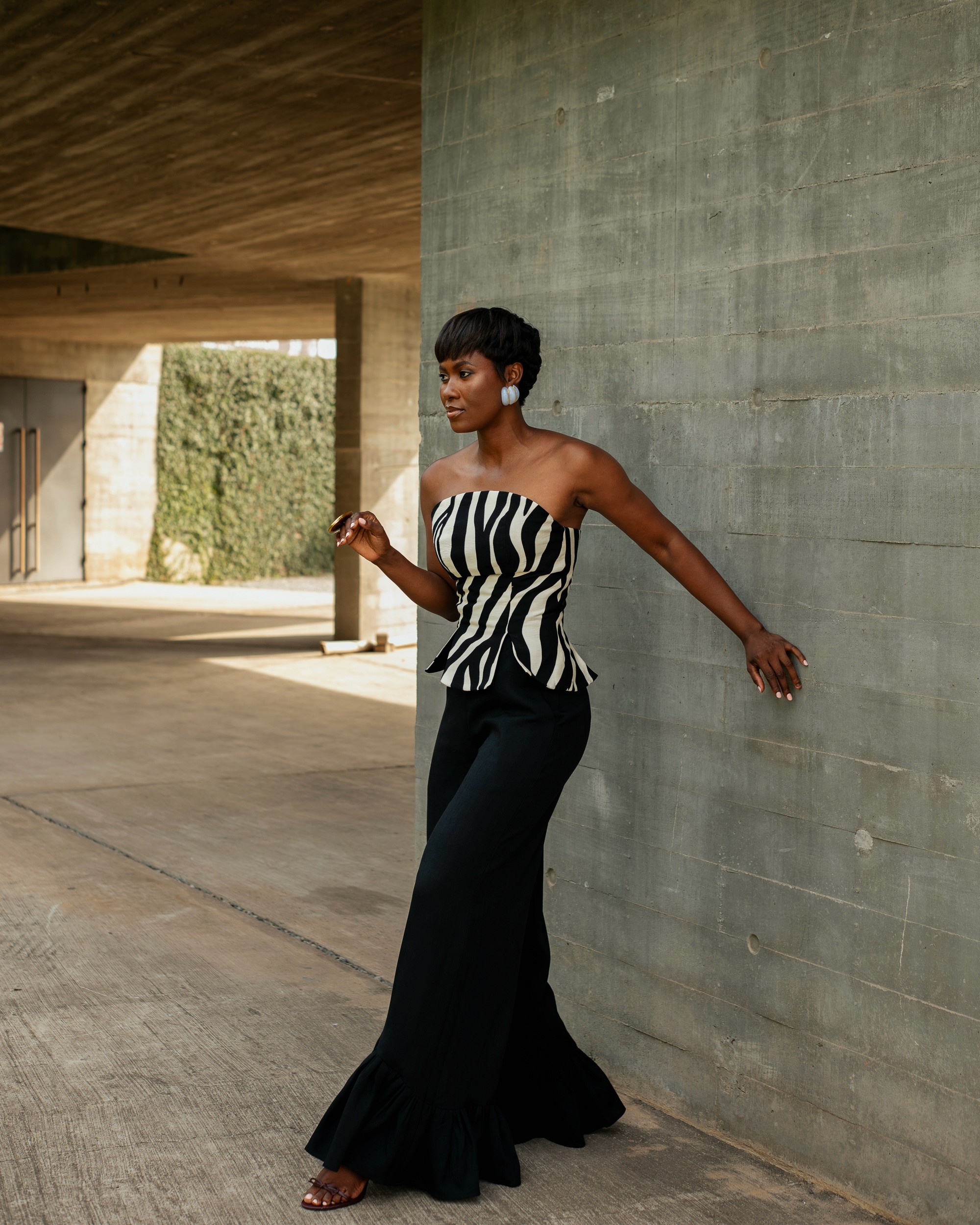 A female model