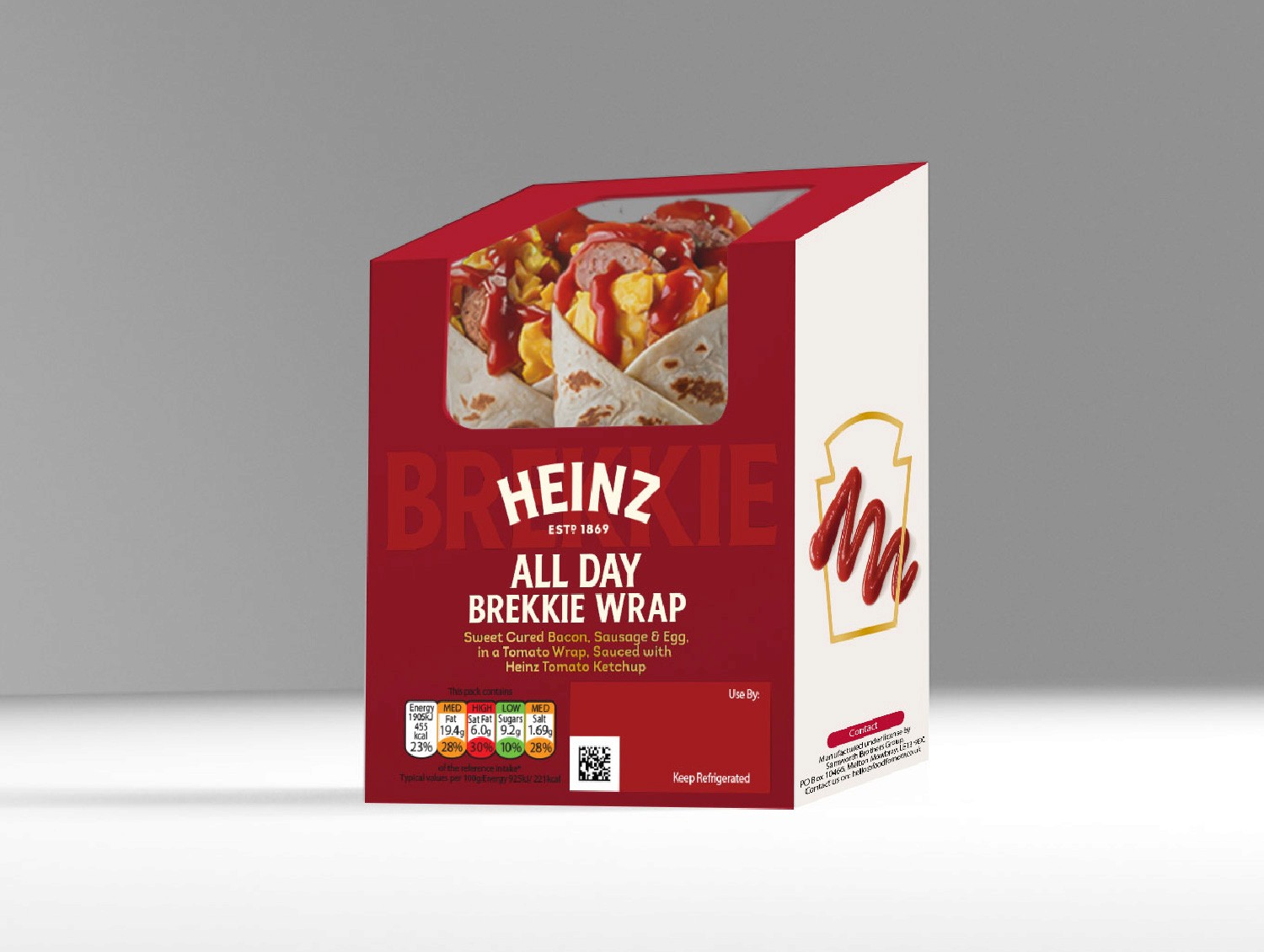 Heinz Brekkie Cold Eats packaging design by DesignGuru