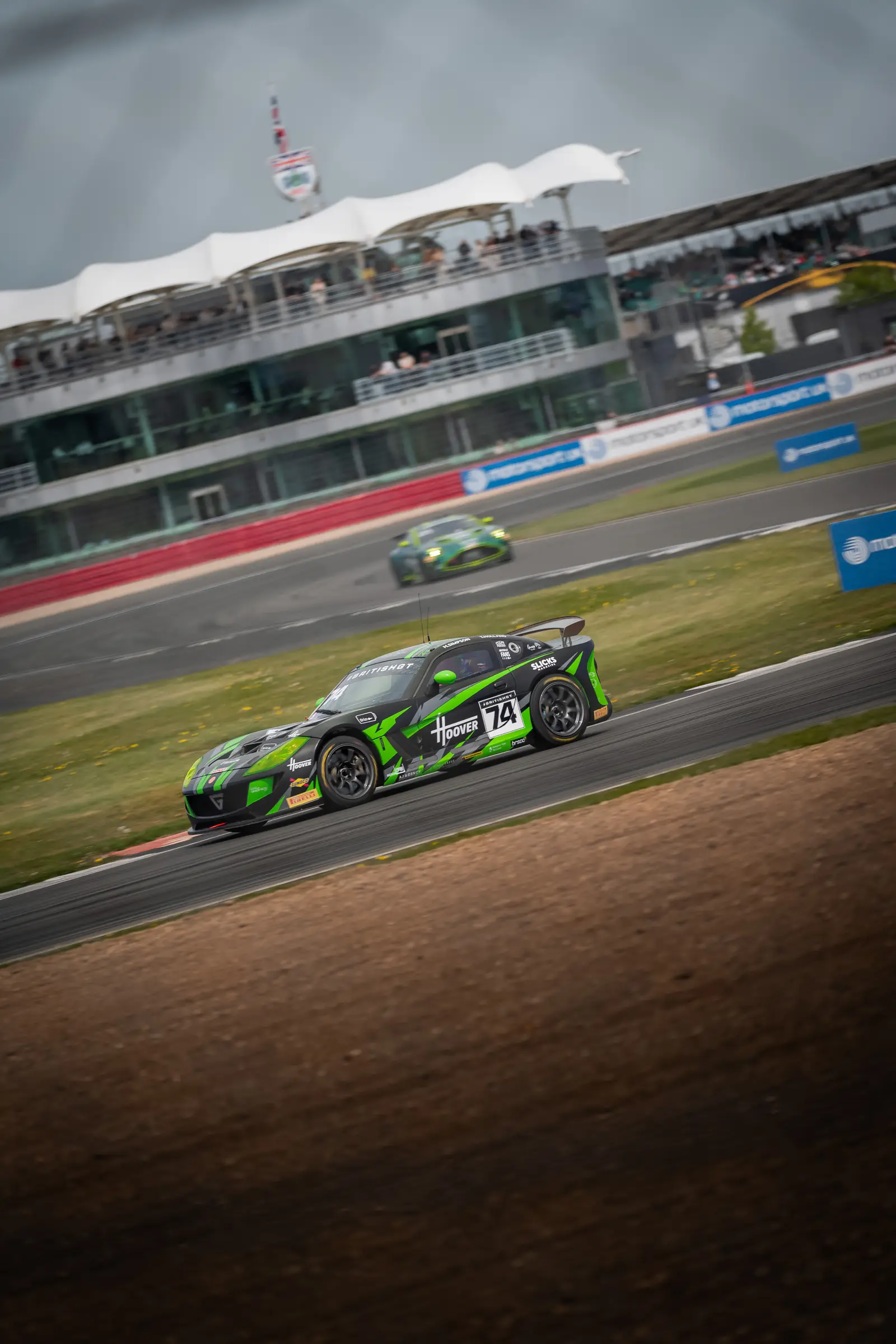 British GT race car in action