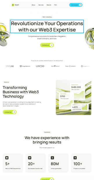 Saas Website