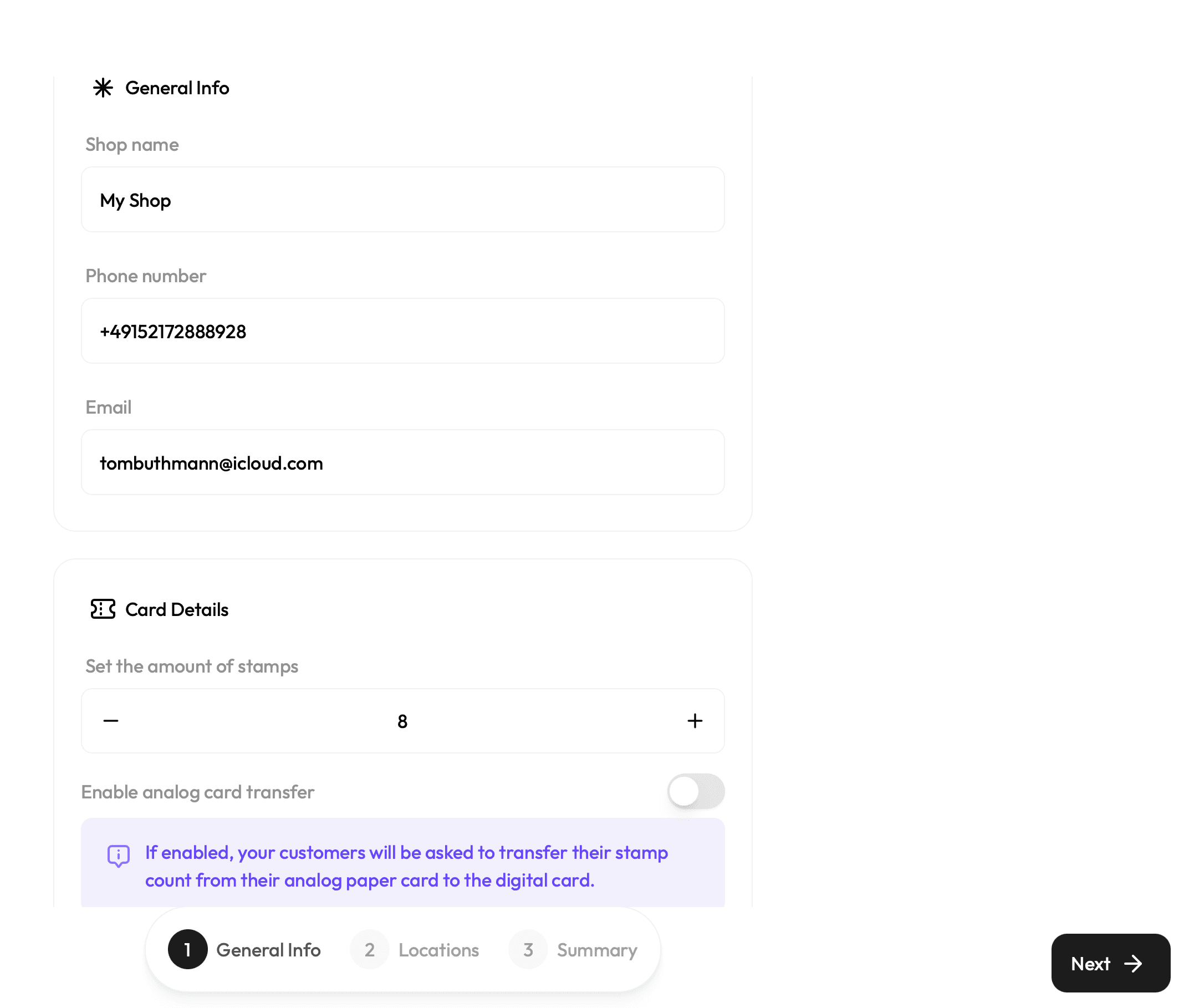General info