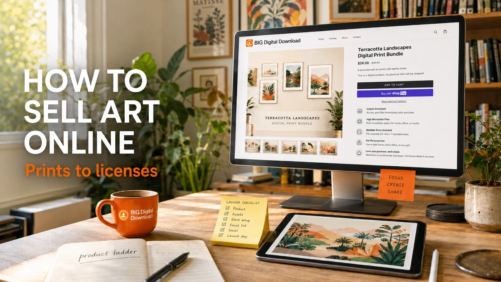 Blog post cover image for Big Digital Downloads article