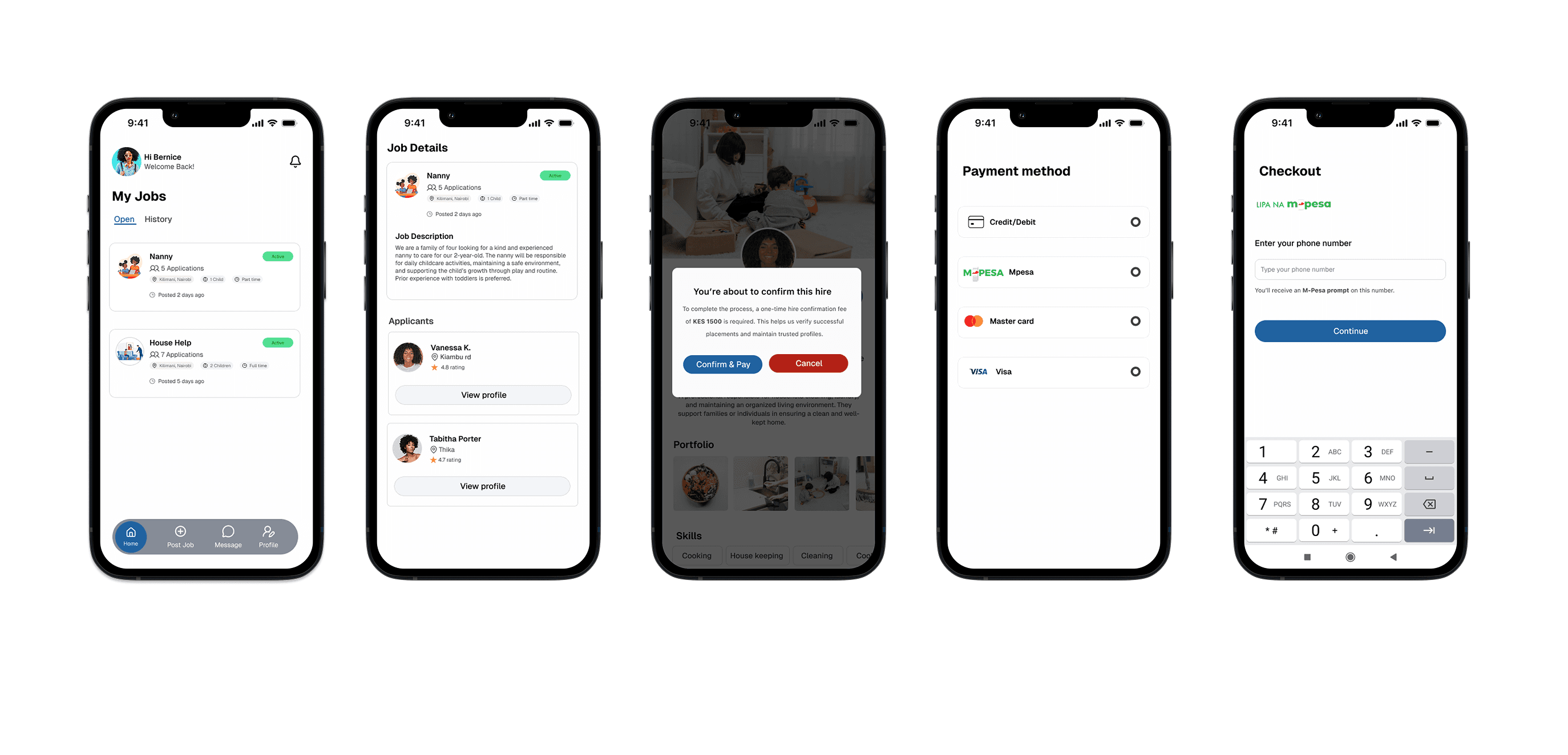 a black cellphone with a white letter on it