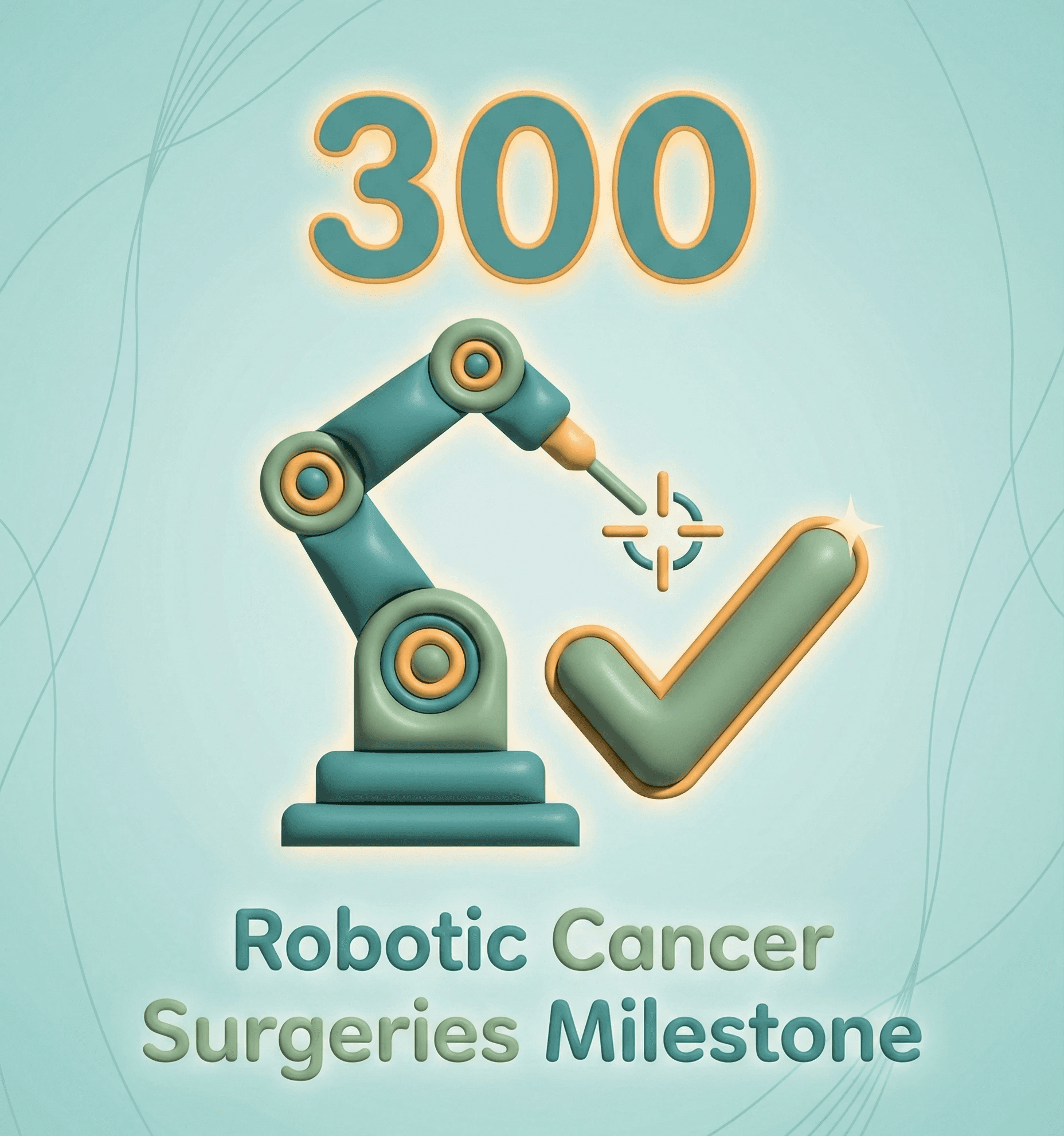 Max Smart Uro-Oncology टीम ने 300 robotic cancer surgeries का मील का पत्थर प्राप्त किया।