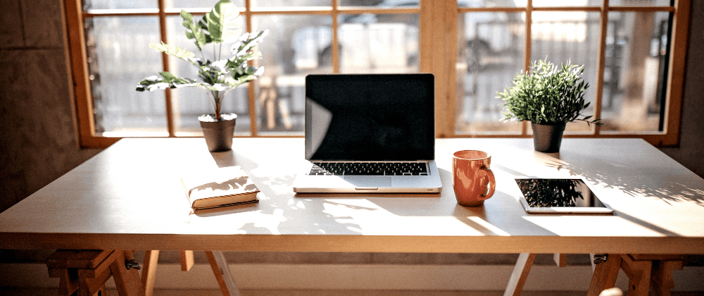 Empty home working setup