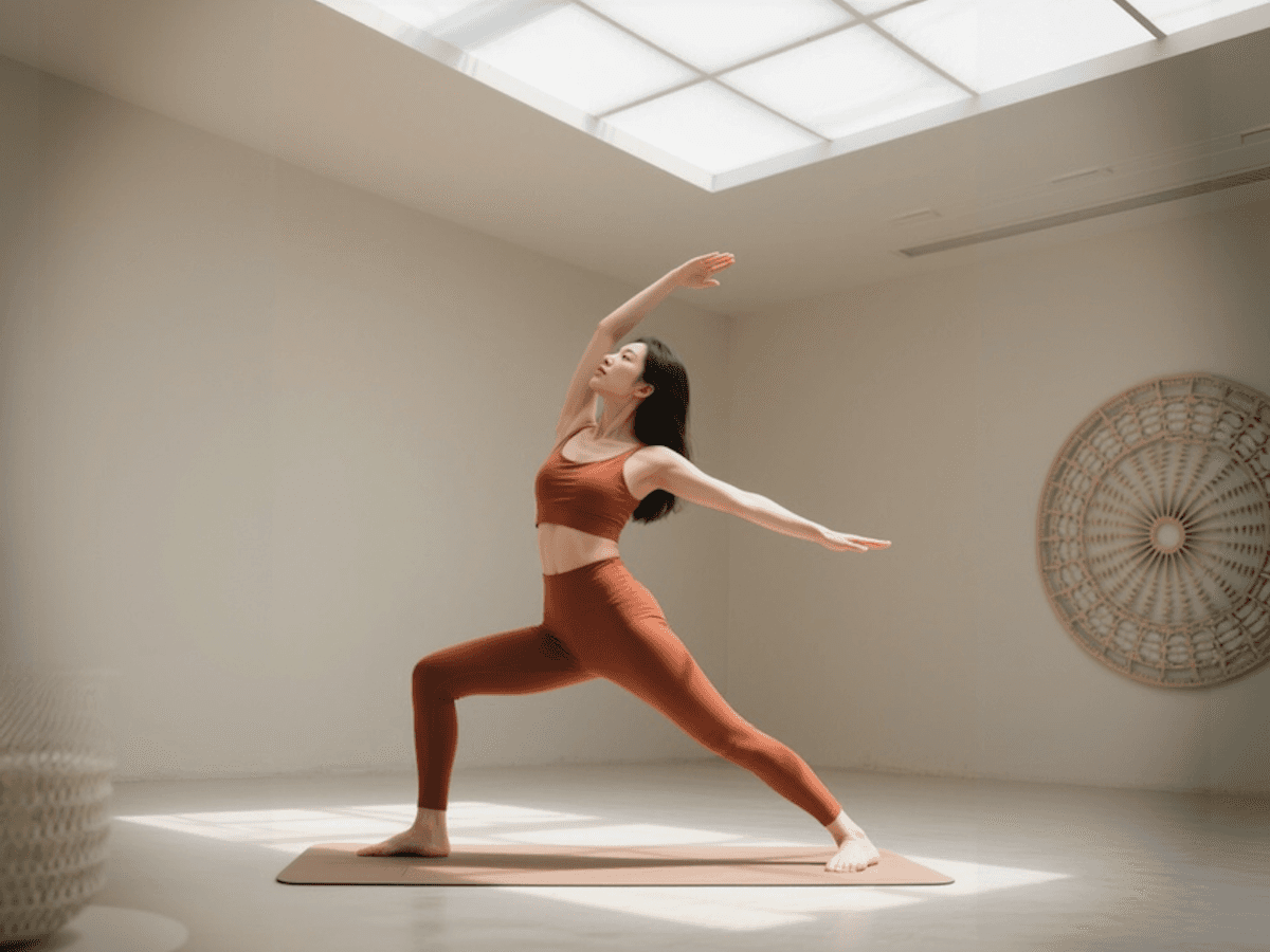 Yoga Practice Indoors