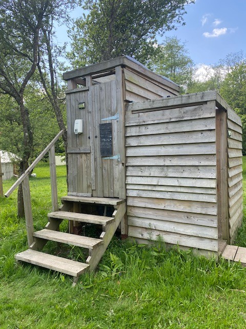 Eco loos at Barcombe Yurts, Sussex