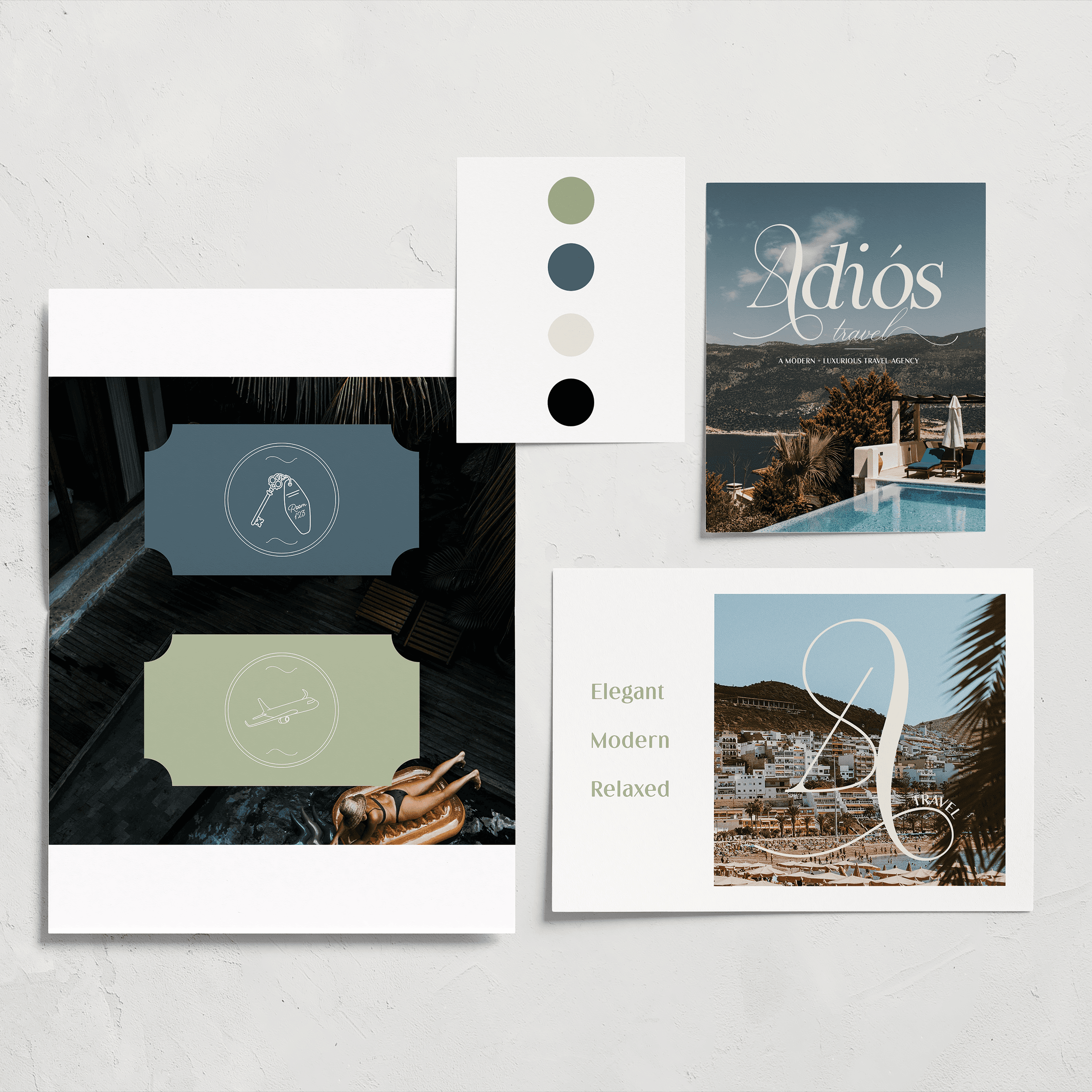 brand visauls for hospitality travel brand