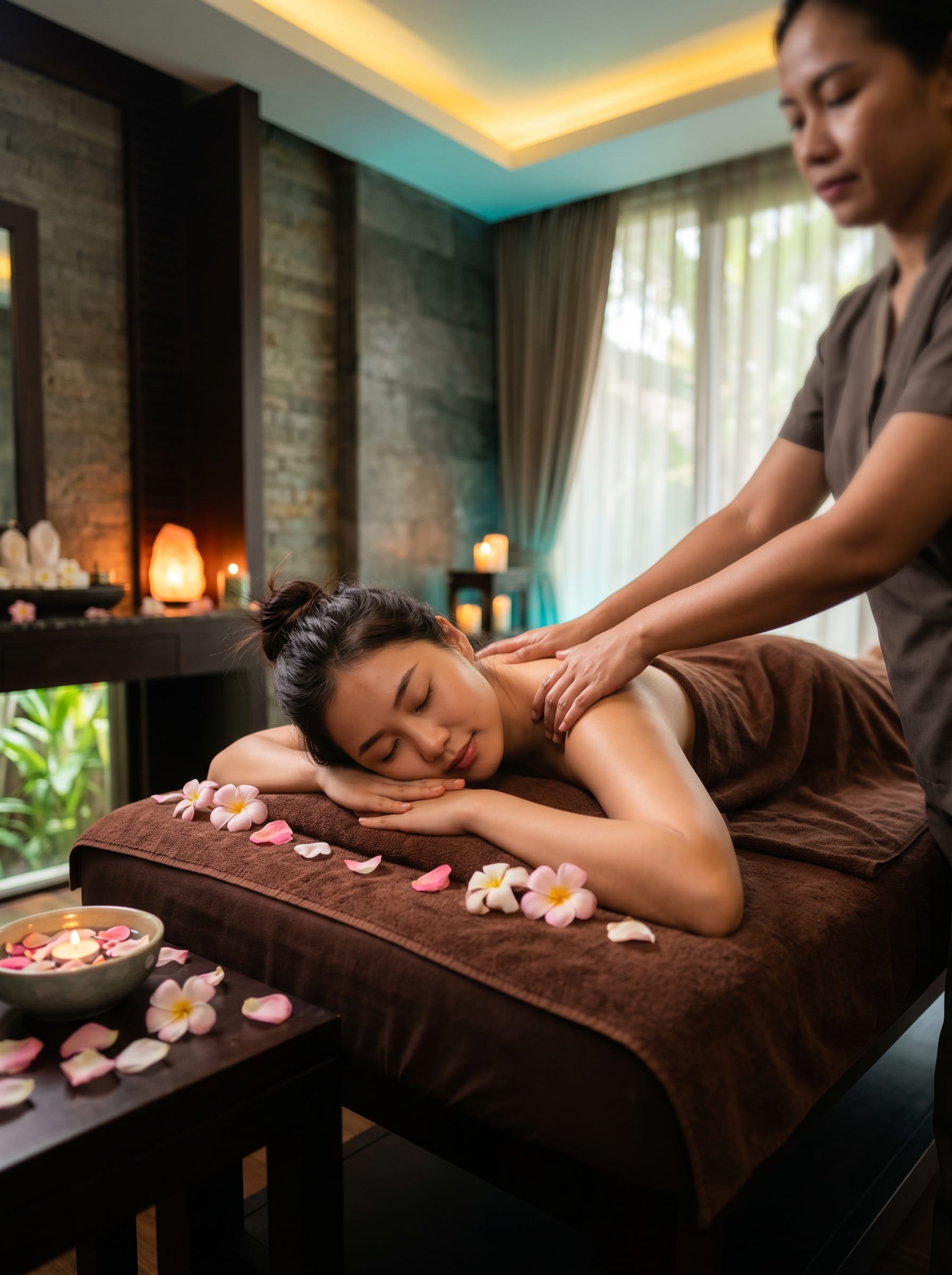 Relaxing massage therapy