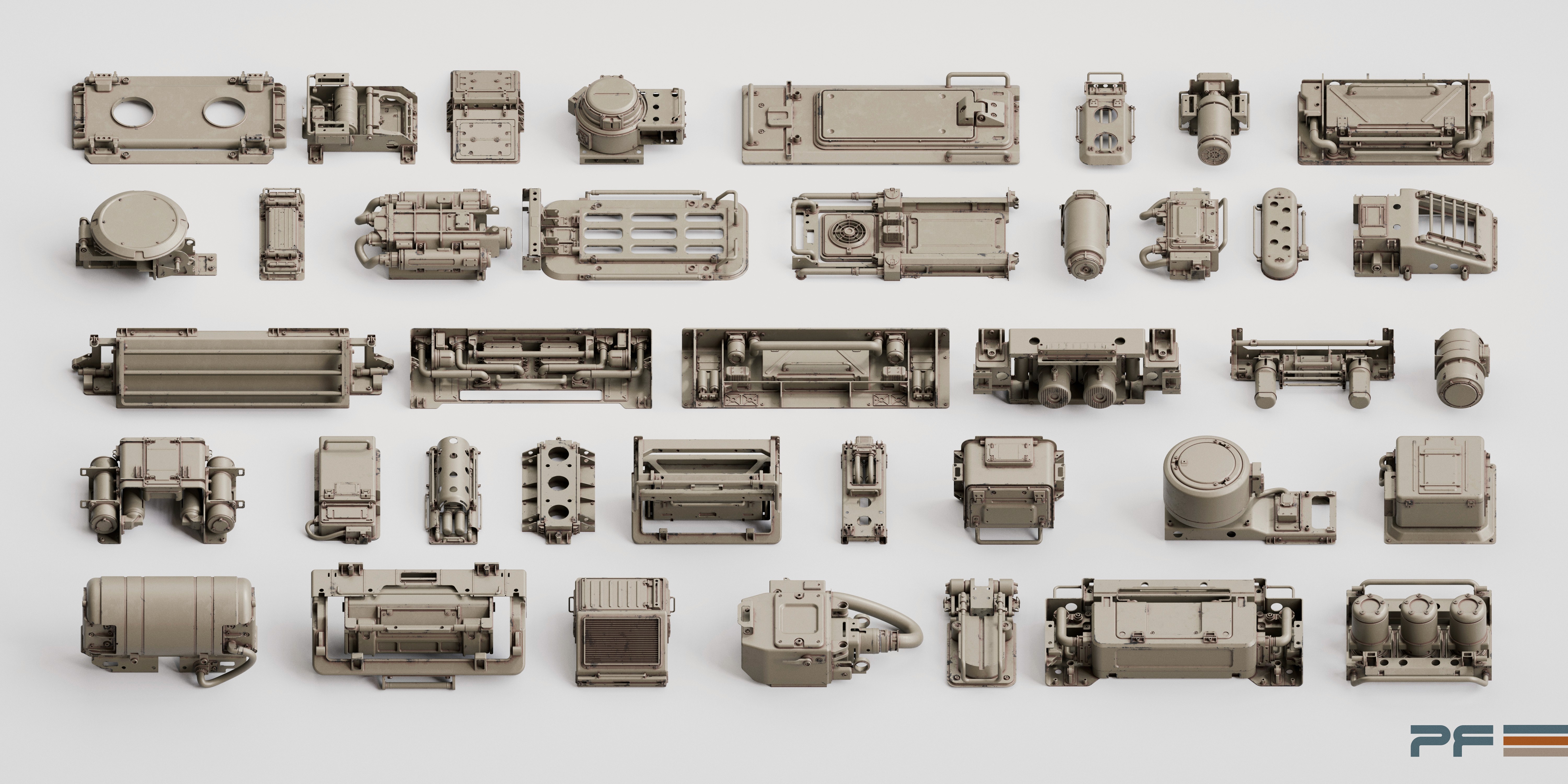 Principal forms details matter kitbash components