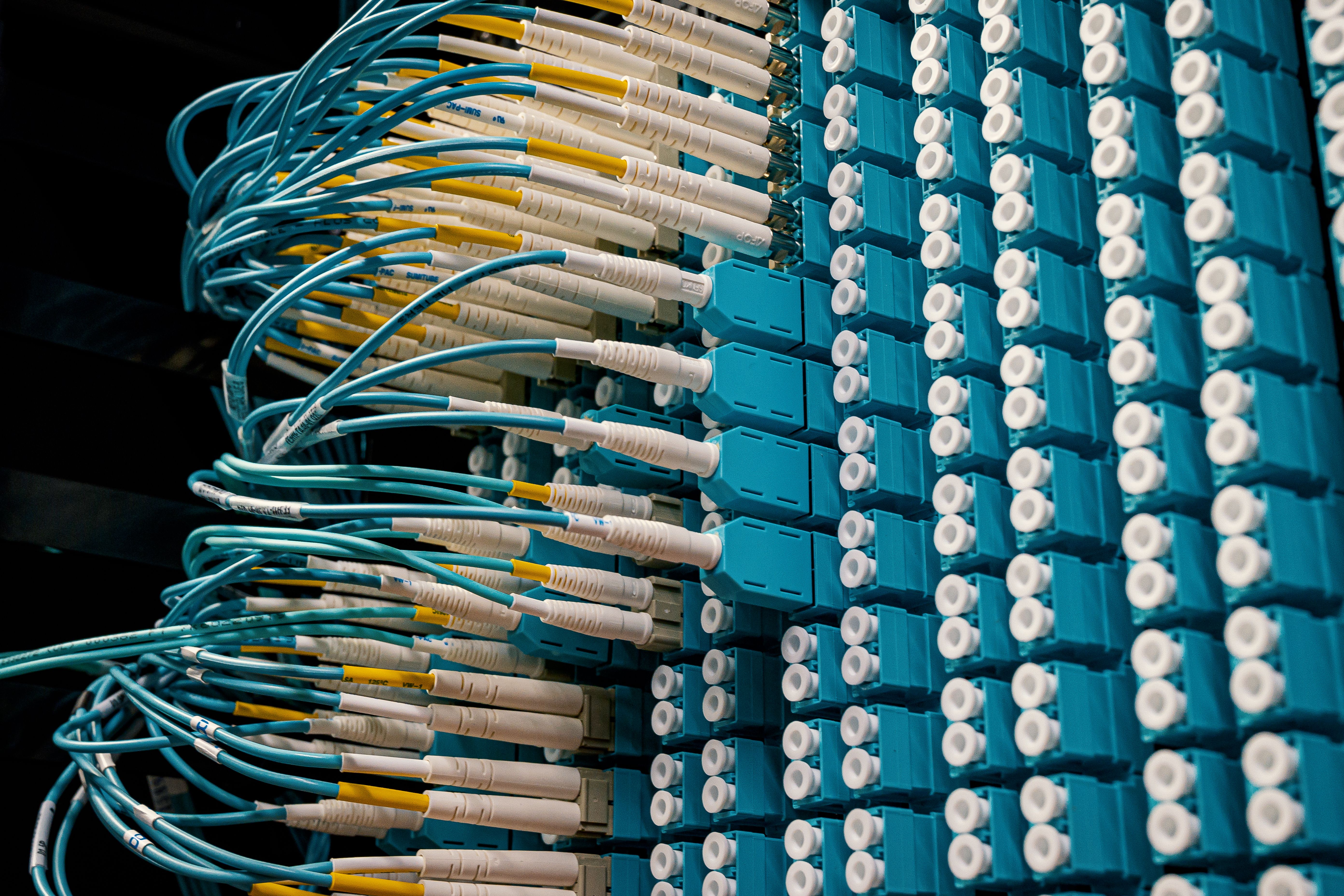 detailed-view-of-fiber-optic-patch-cables-connecting-to-a-blue-patch-panel-in-a- - brett-sayles (pexels)