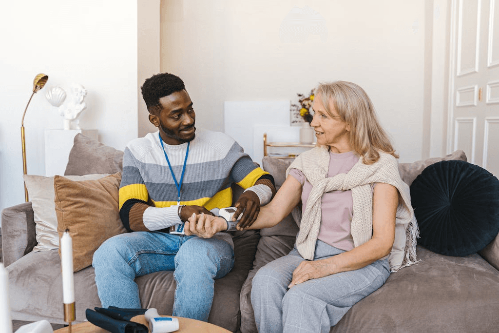 https://www.pexels.com/photo/man-and-woman-sitting-on-the-couch-7345456/