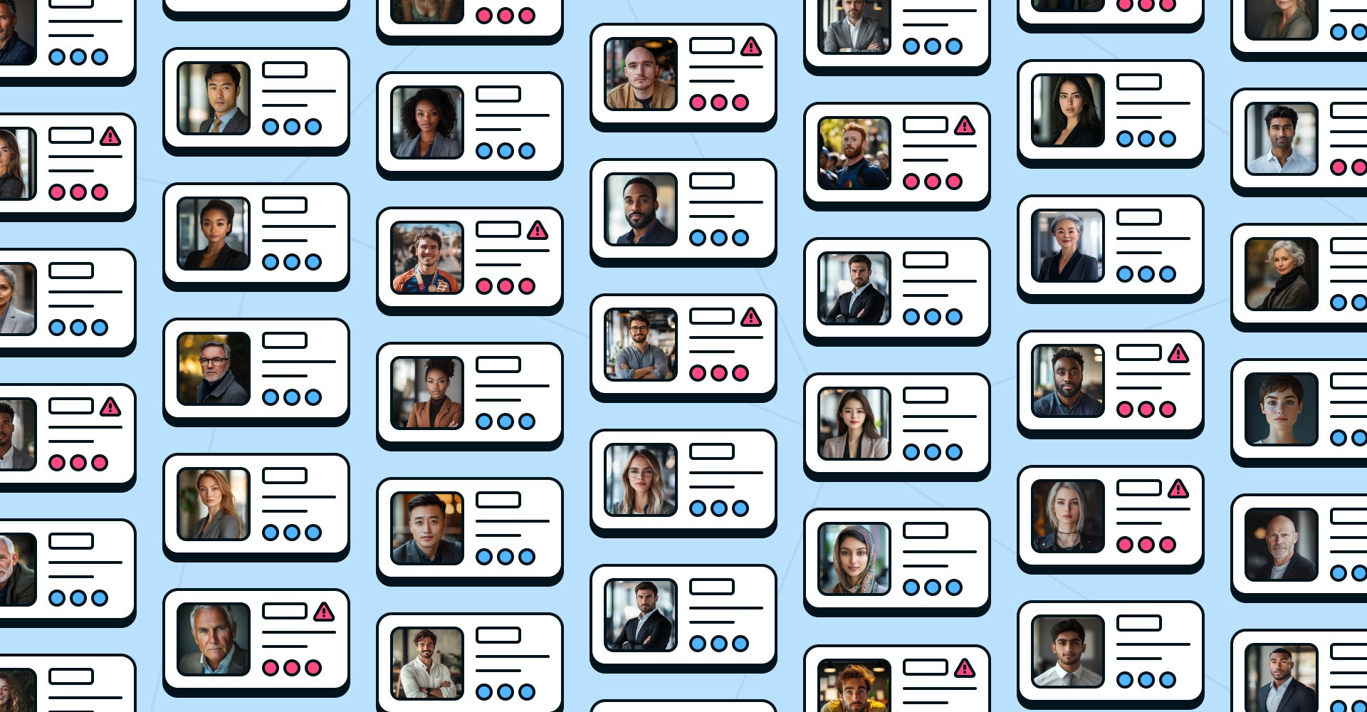 Grid of profile images