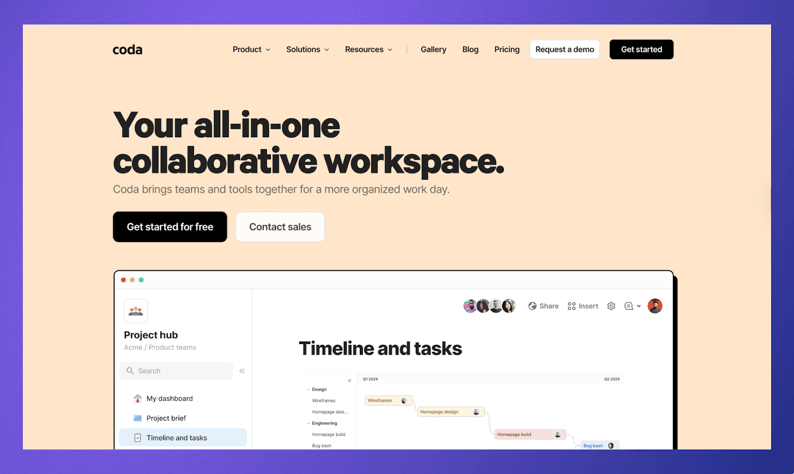 Coda Homepage