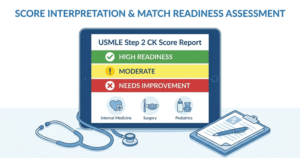 Cover: Step 2 Percentiles 2026: What Your Score Means for Match Readiness