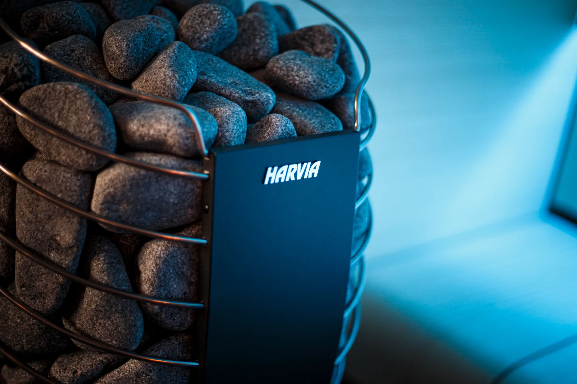 STOOMR sauna met Harvia stoomkachel voor warmte en stoom