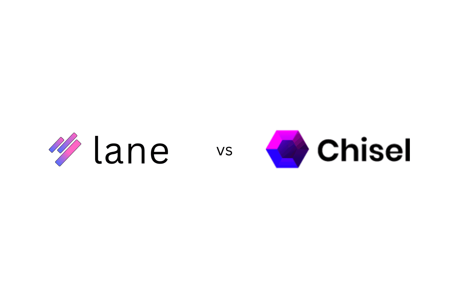 Image showing lane and chisel labs logo for a possible comparison