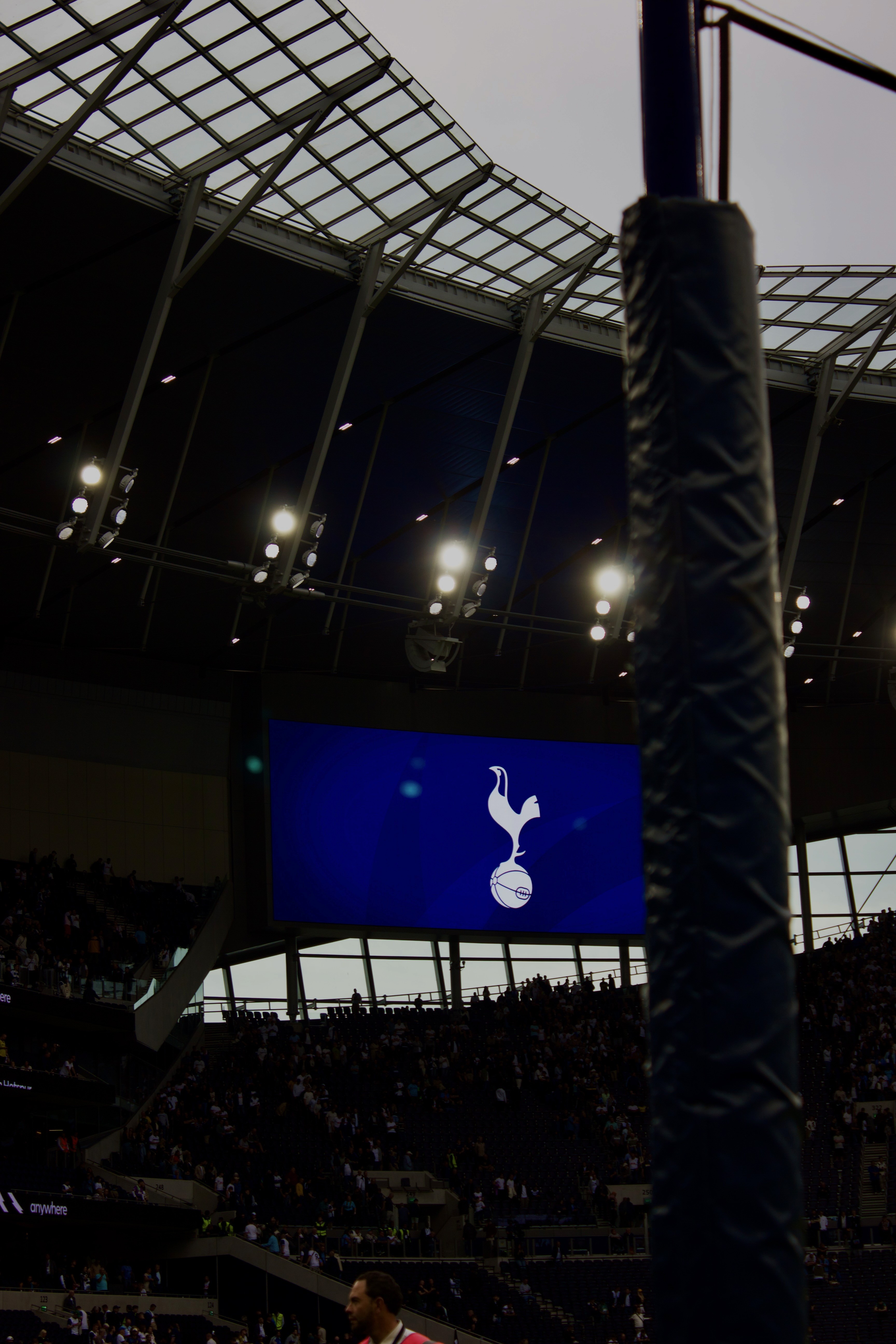 Pitchside Tottenham Hotspur Stadium