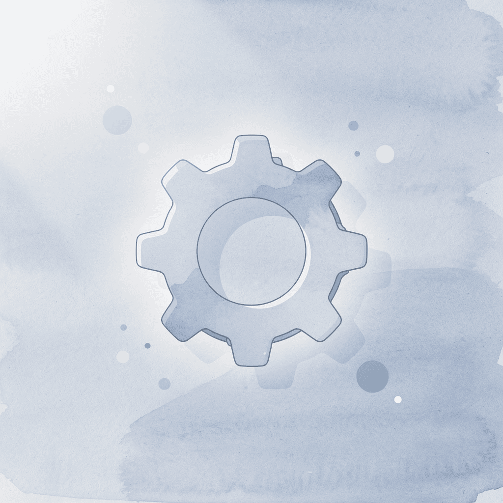 [IMAGE: https://im.runware.ai/image/os/a02d21/ws/2/ii/b8176efb-60ca-4698-930e-b38827389d4b.webp] Alt: Gear icon representing automated systems