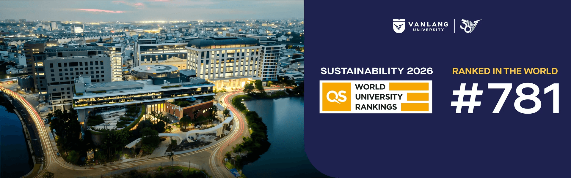 Trường Đại học Văn Lang đạt thứ hạng 781 thế giới về đại học phát triển bền vững