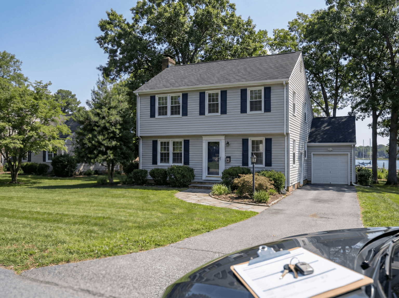 Property manager looking at home near Pasadena, MD