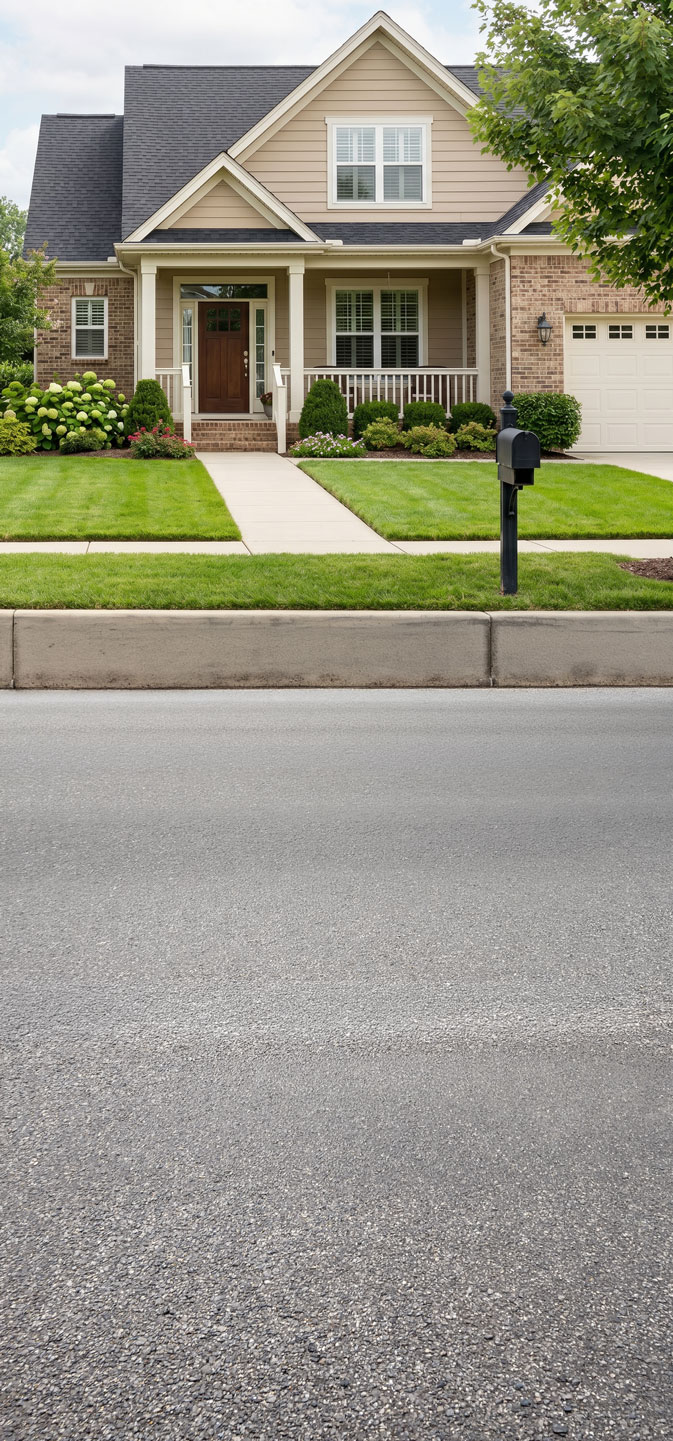 Suburban residential home