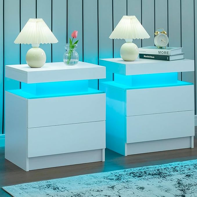 Nightstand with light – A stylish and functional furniture piece, perfect for any modern home.