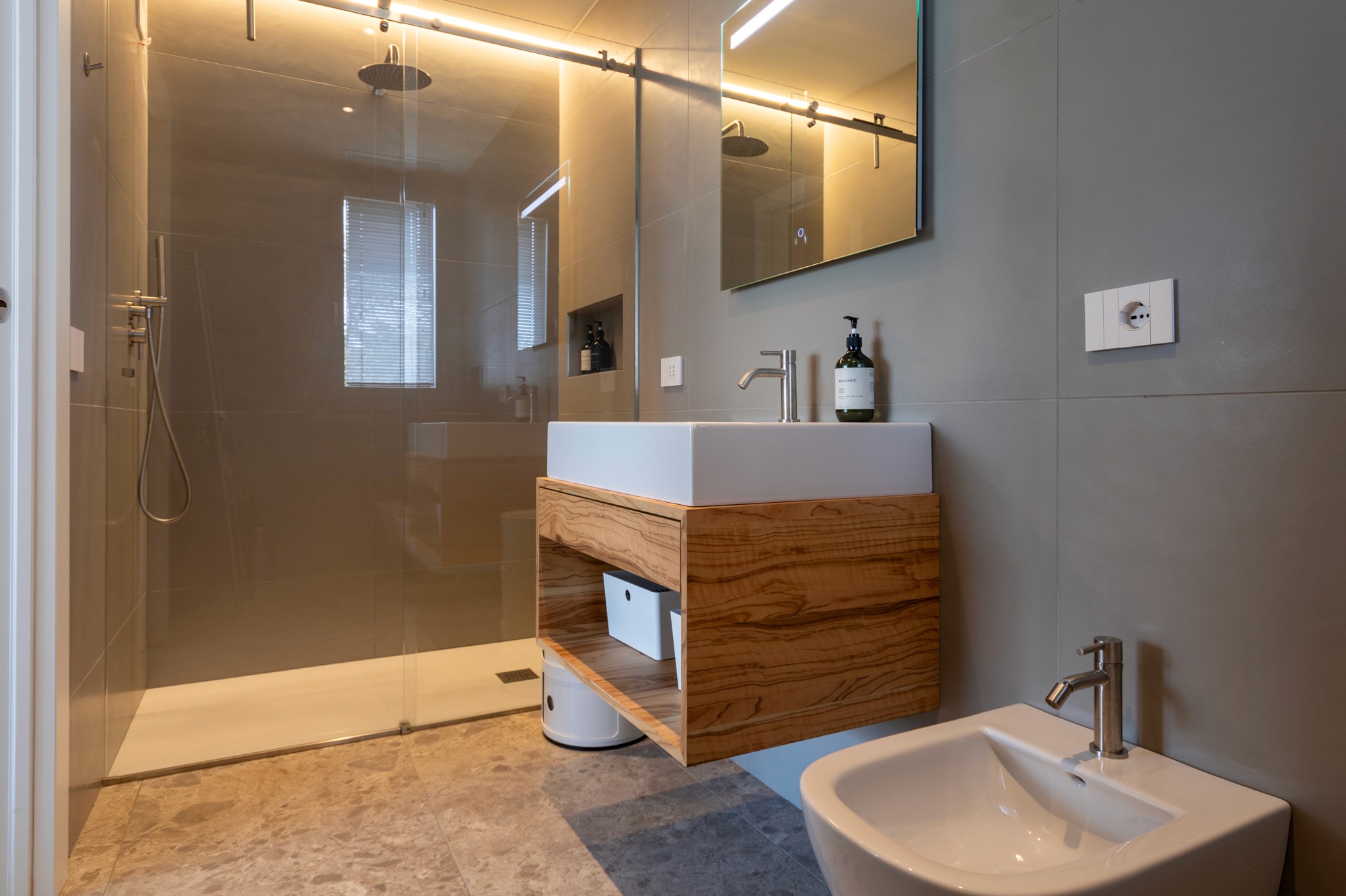 Project showcase image featuring a modern, refined interior.