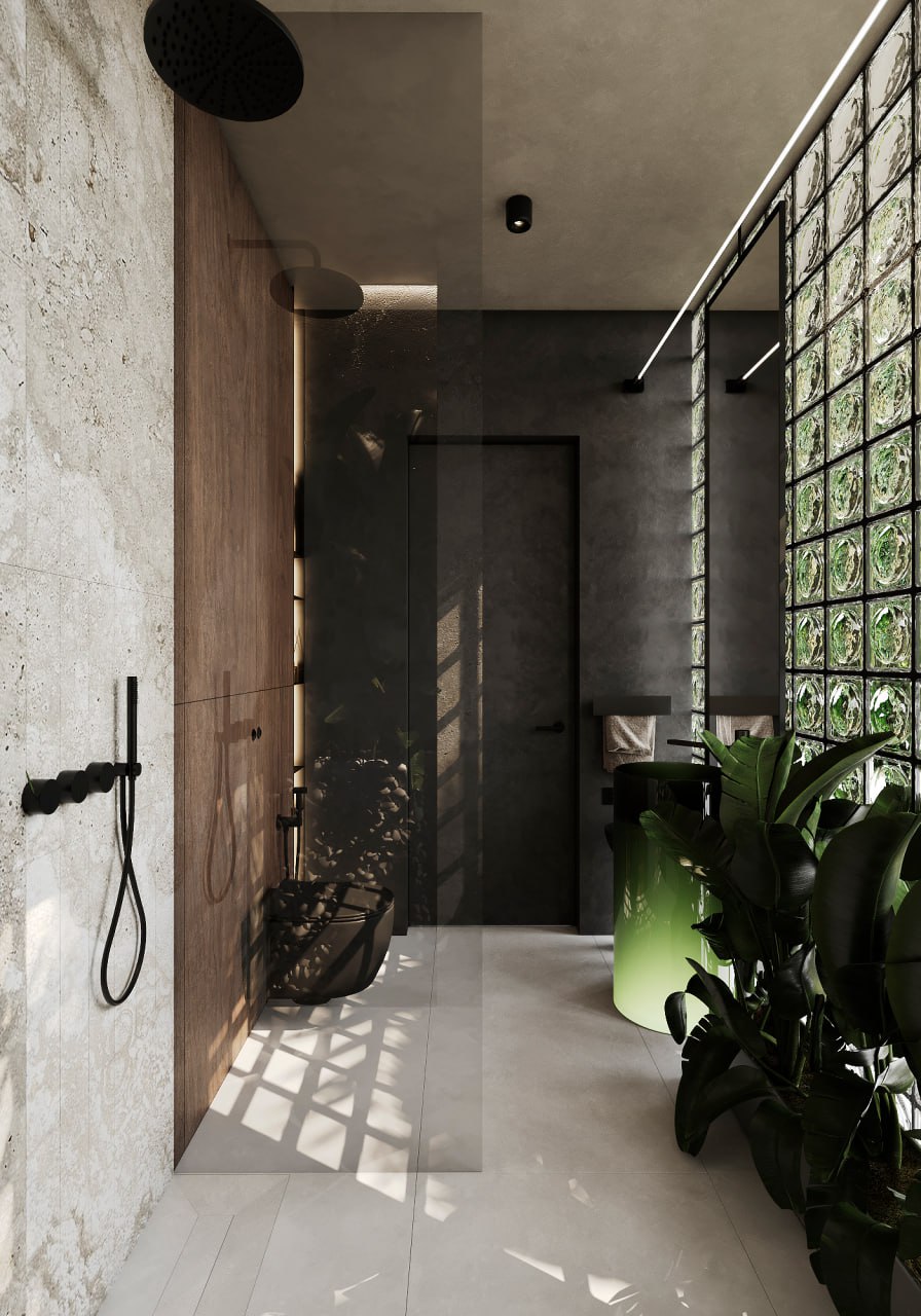 An apartment located on the 2nd floor with a direct tropical forest view in Secret by INSHI complex, Ubud