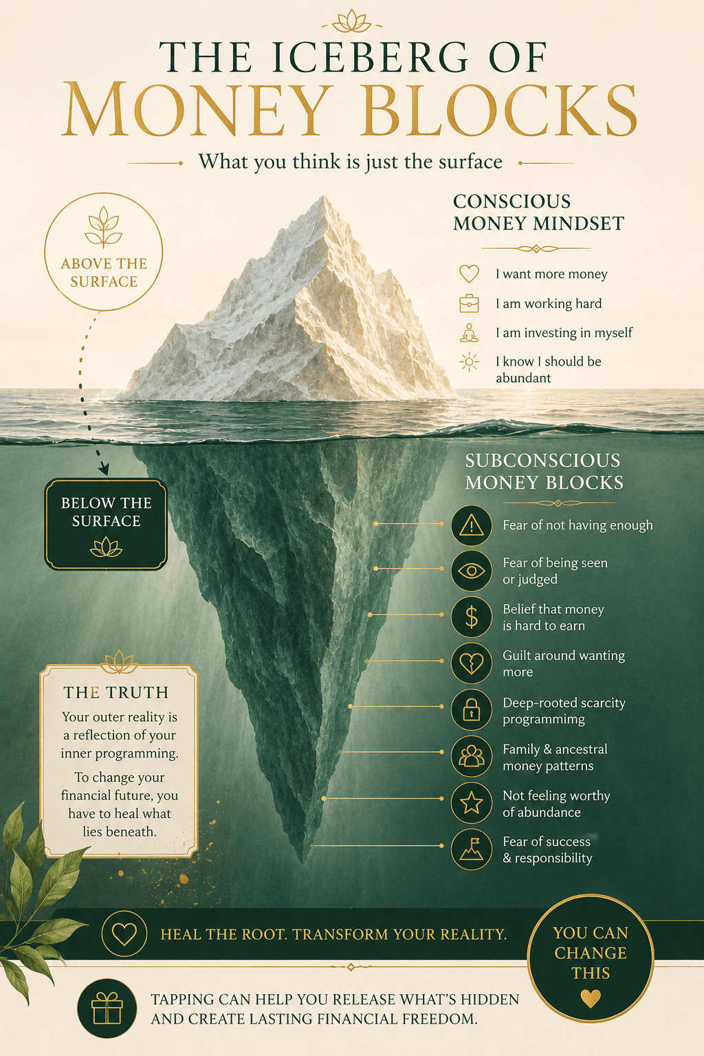 the iceberg of money blocks
