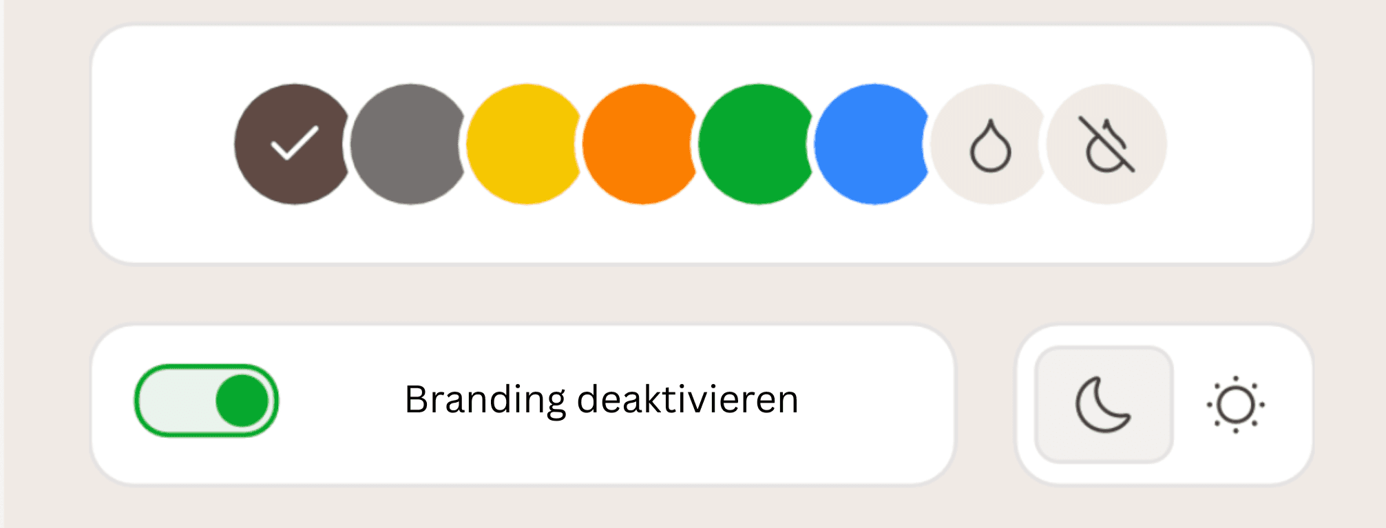 An image of Dreelio's in app customization feature