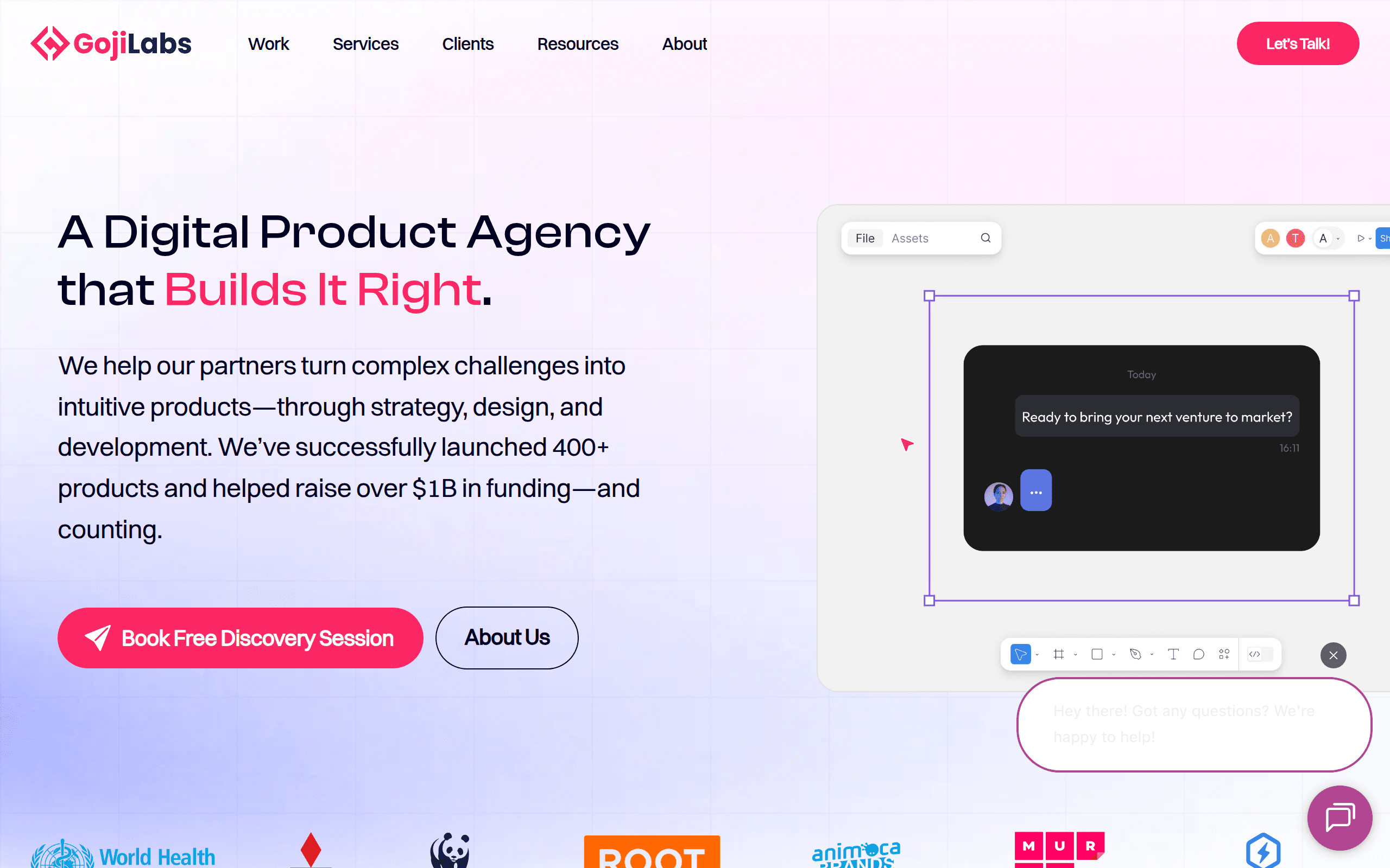 Goji Labs Screenshot