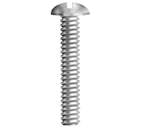 Parafuso Máquina Cabeça Redonda Fenda Simples