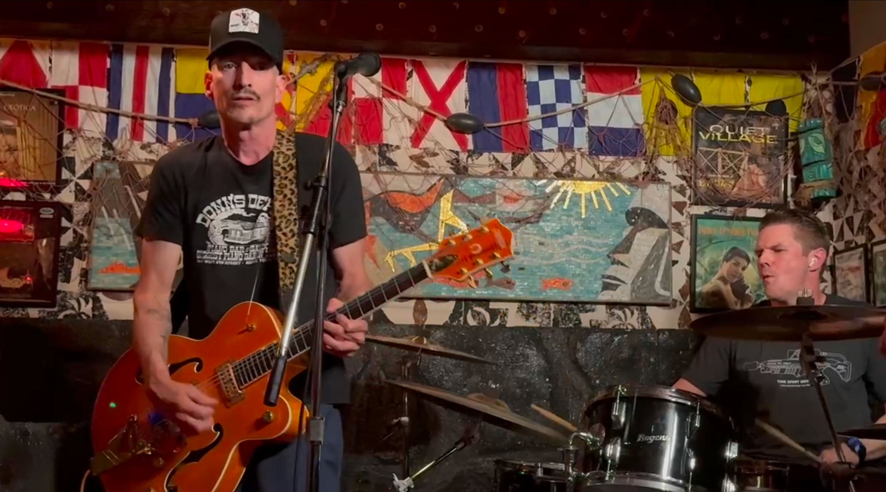 Messer Chups ripping it up at Moe's Alley in Santa Cruz.