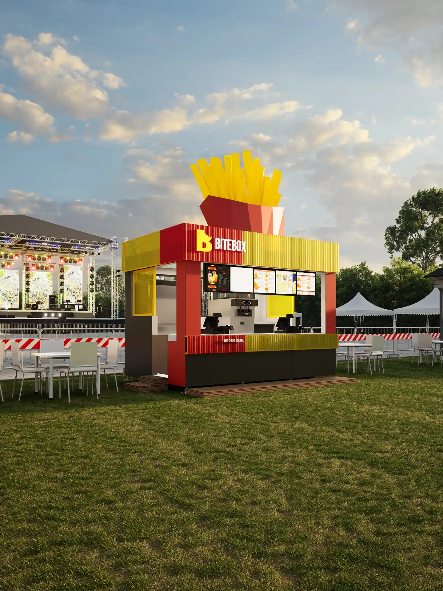 Prefab Fast food design