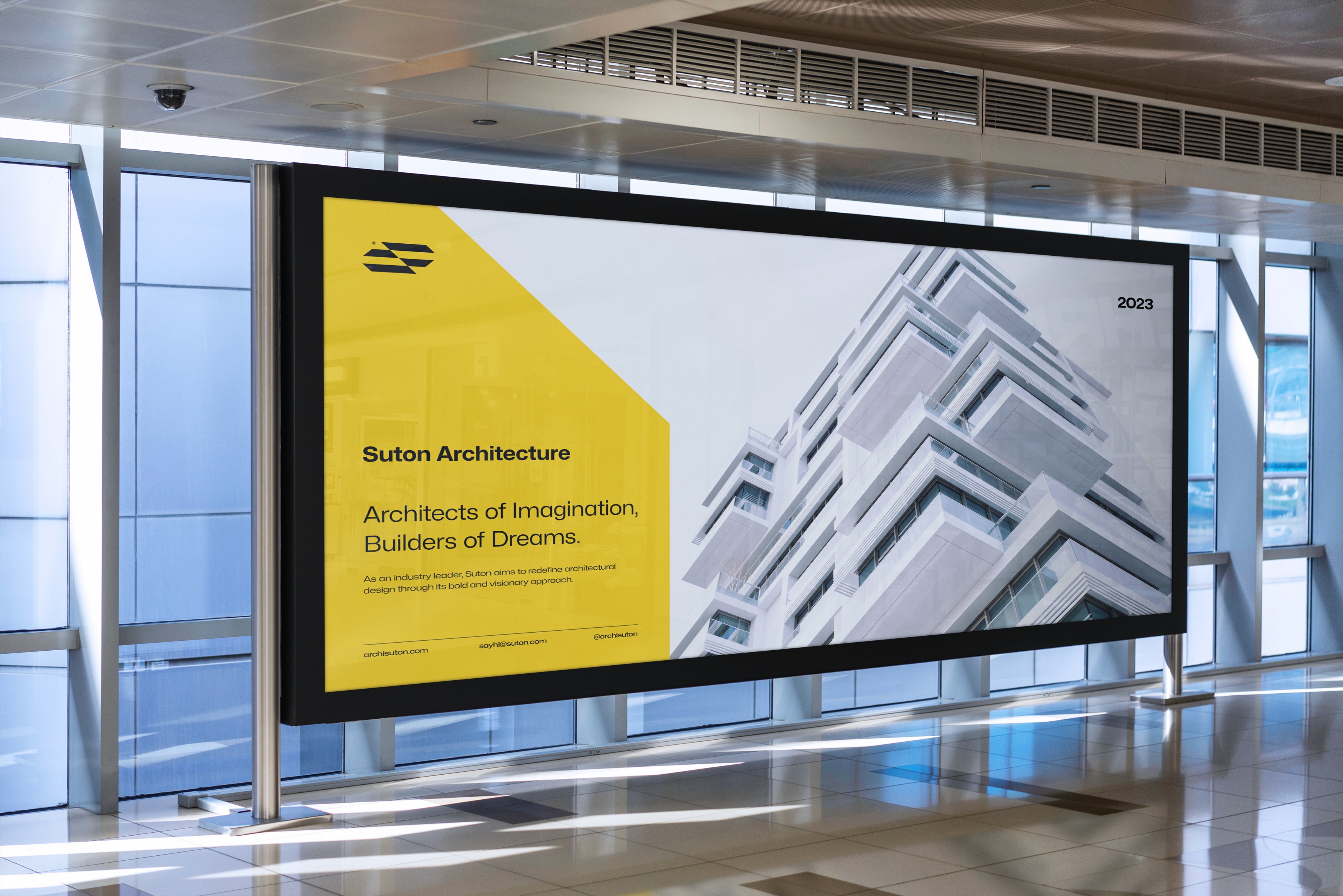Suton Architecture Company Billboard Display