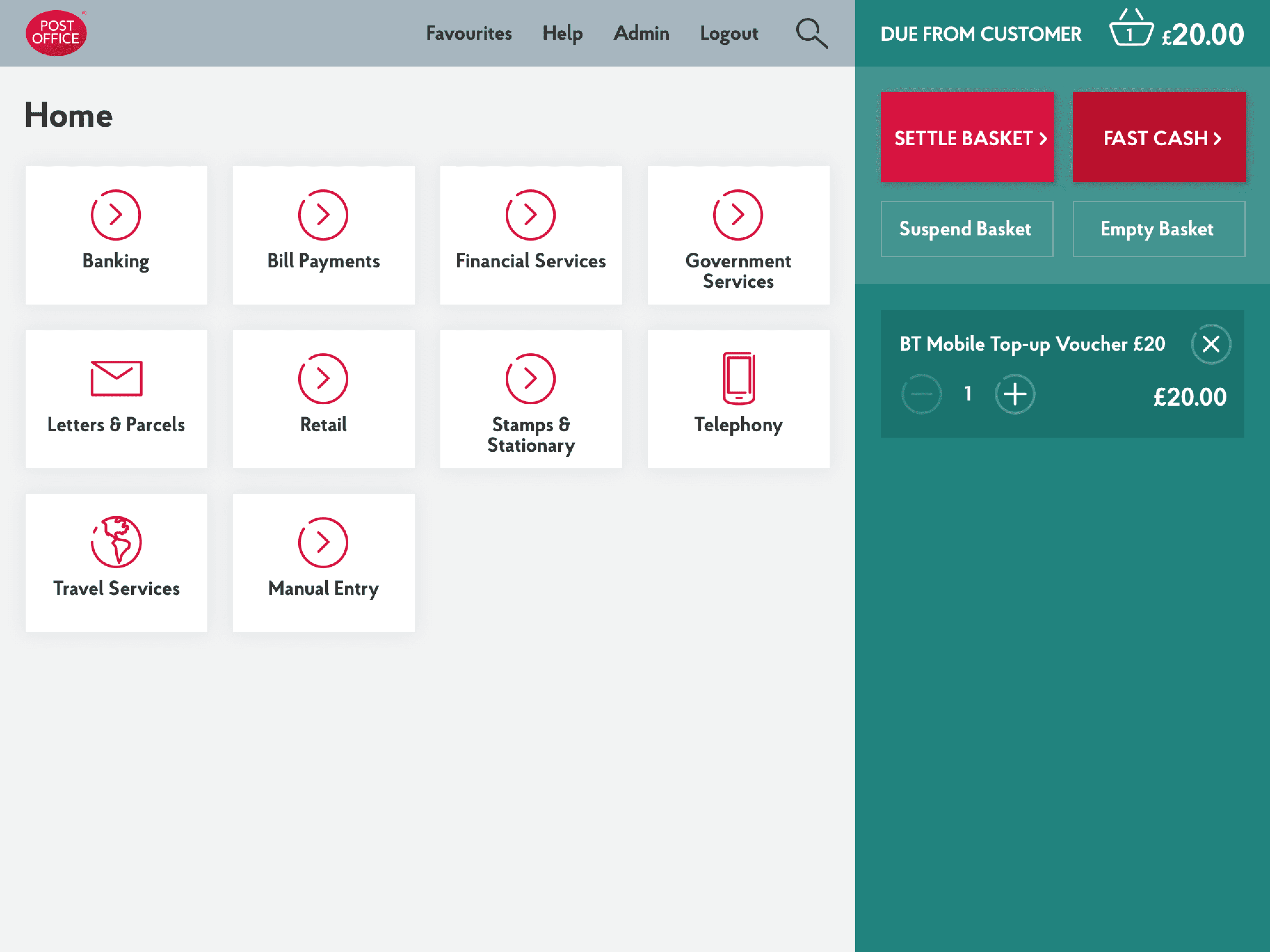 Sample EPOS screenshot