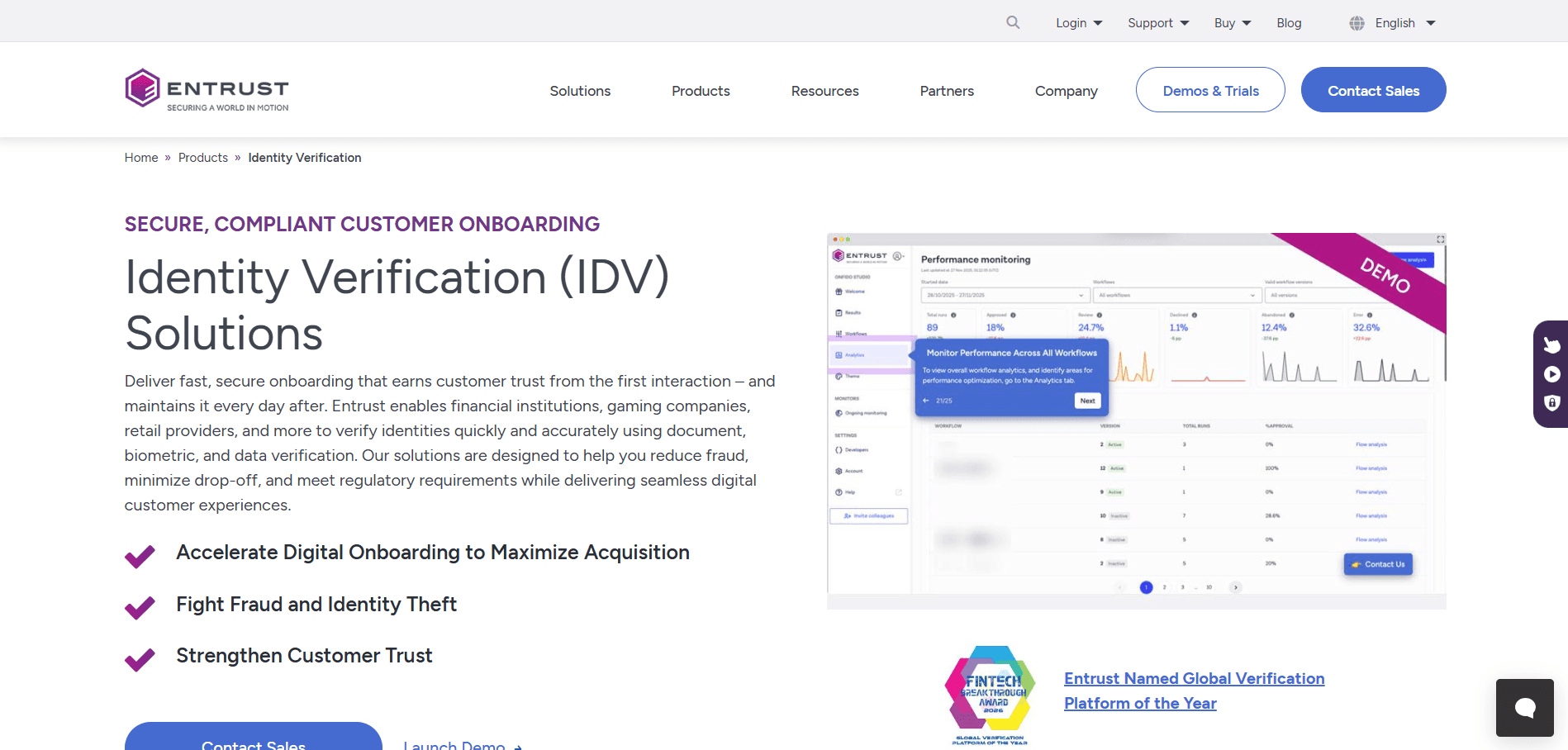 Entrust IDV