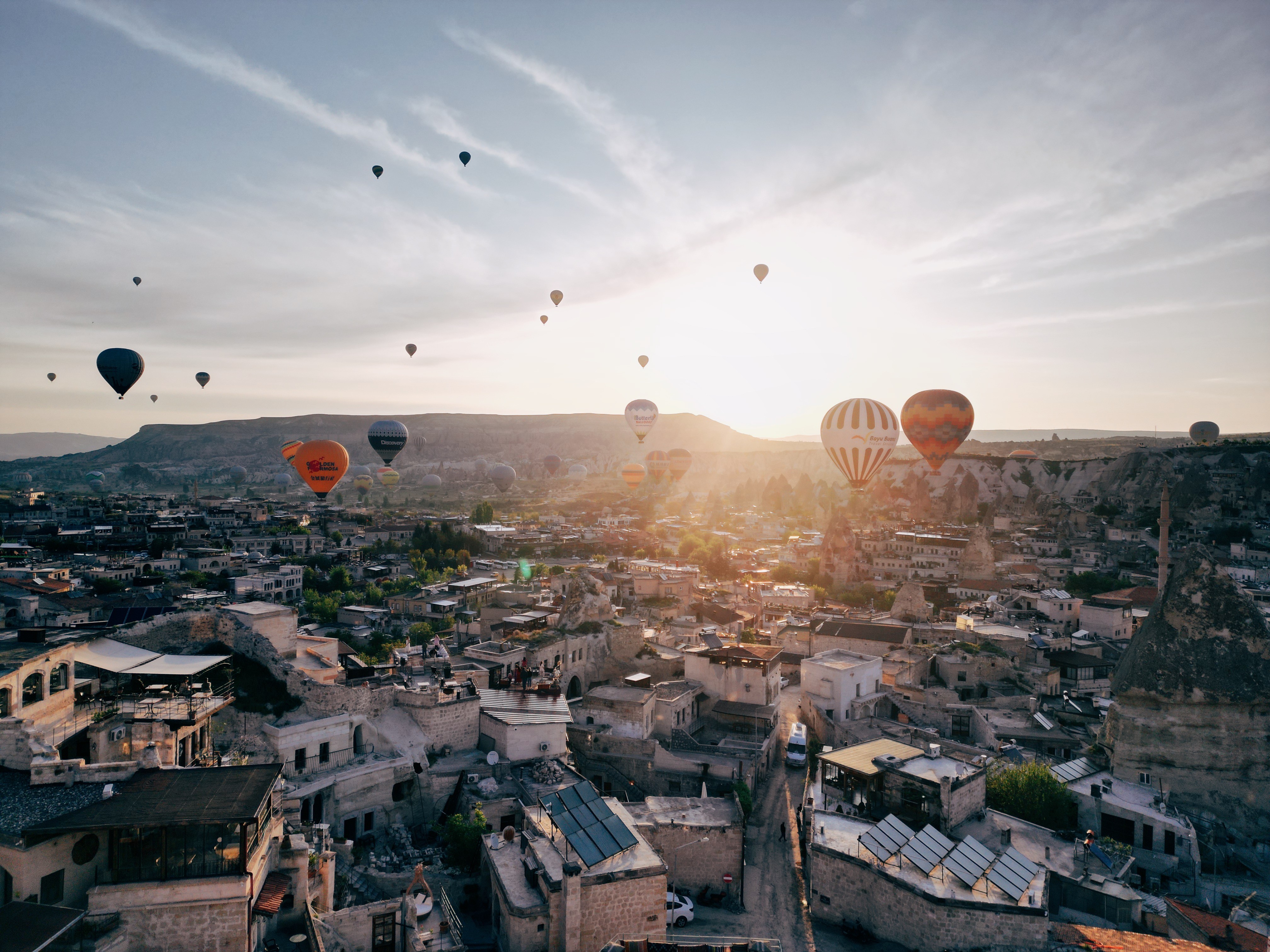 A black-and-white profile silhouette of a person with wind-blown hair, captured with a soft motion blur effect against a stark white background.