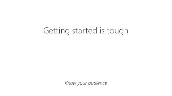 Know-your-audience