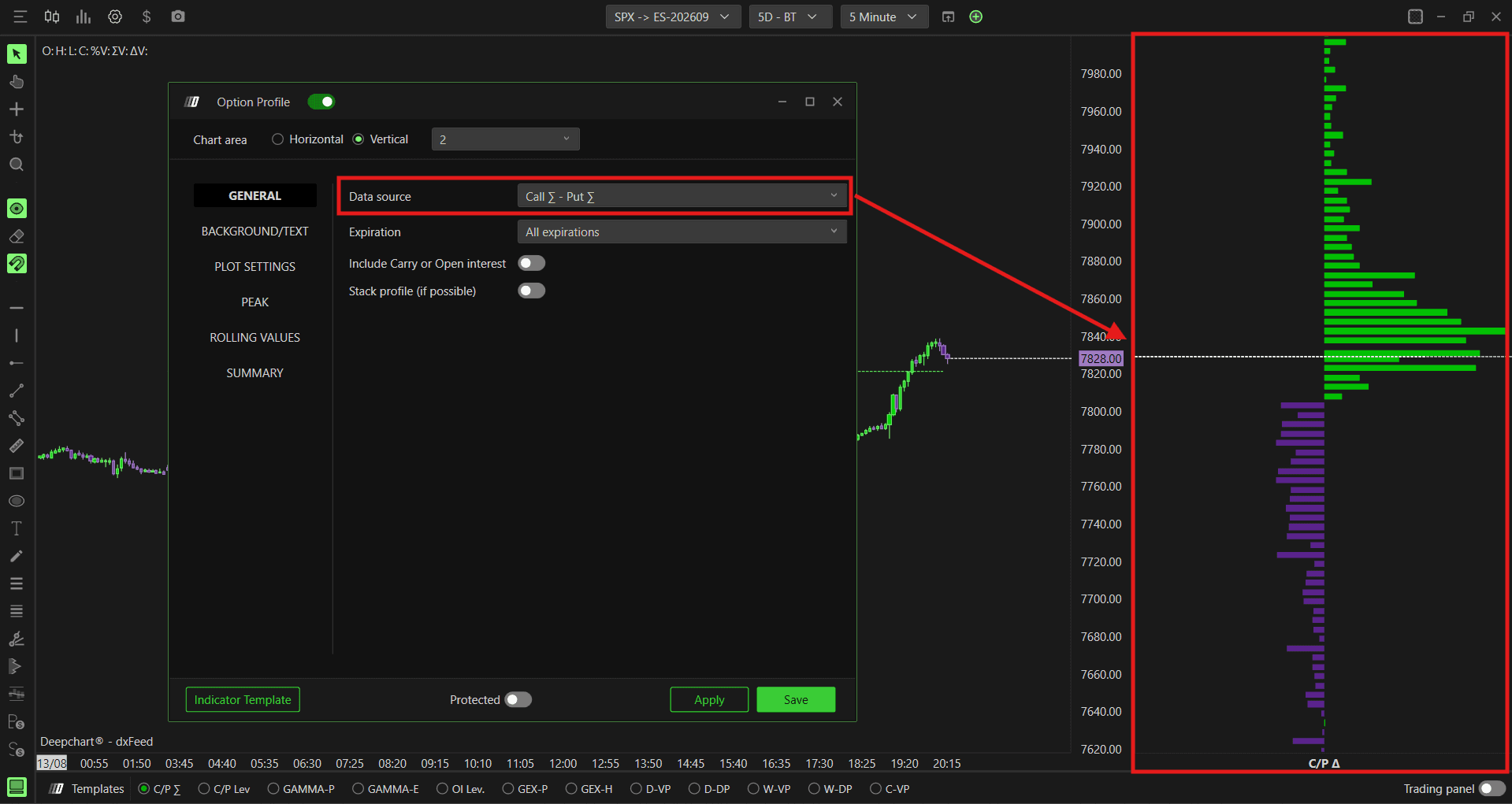 Option Profile: General 3