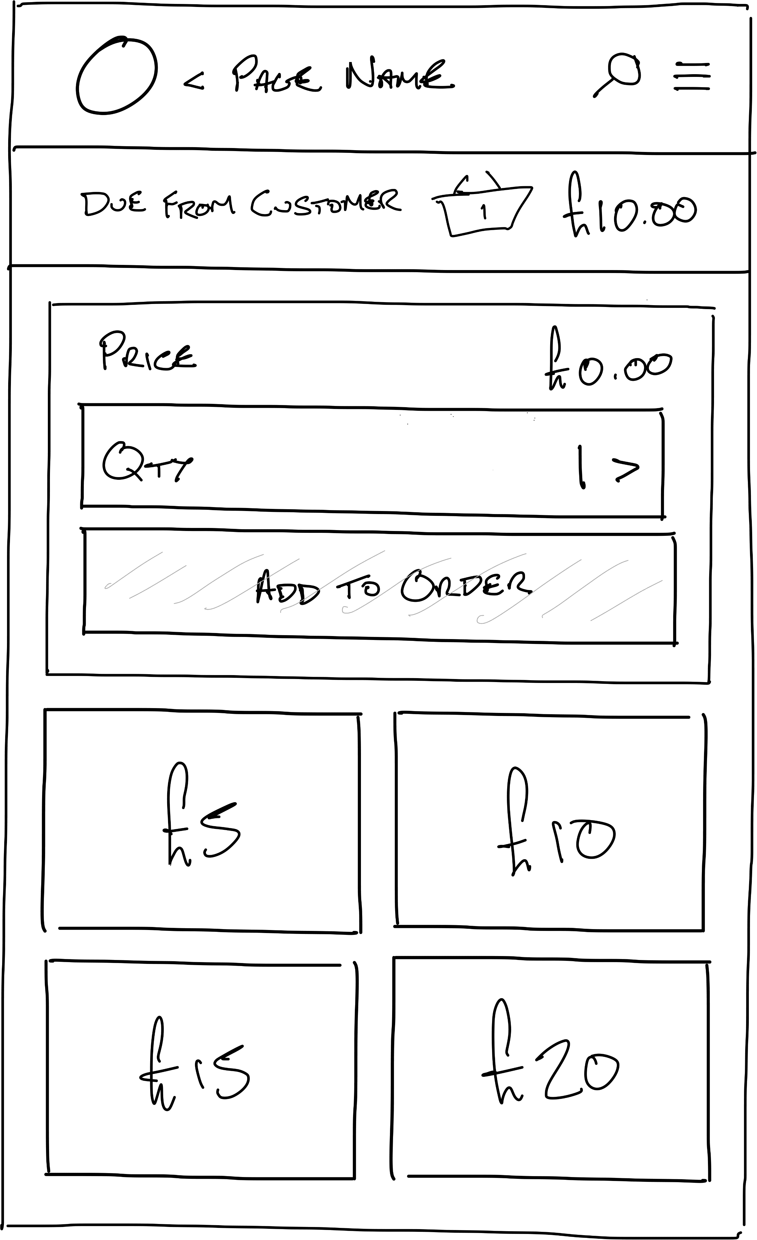 Sample mobile sketch