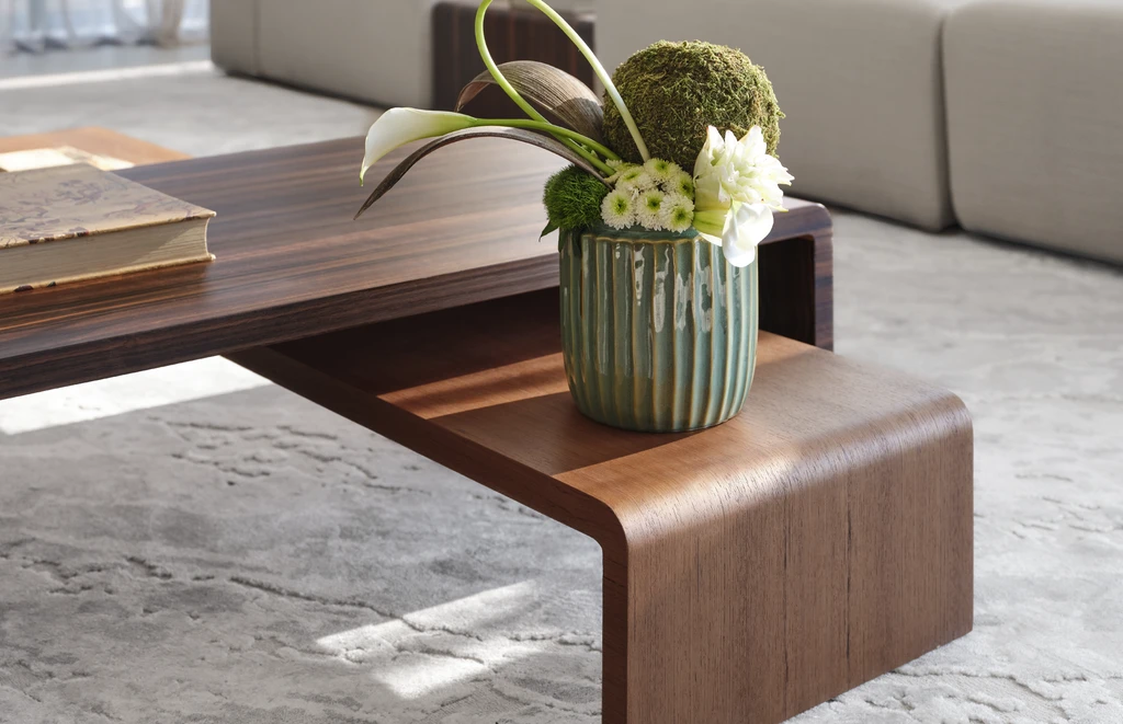 italian contemporary luxury bridge coffee table