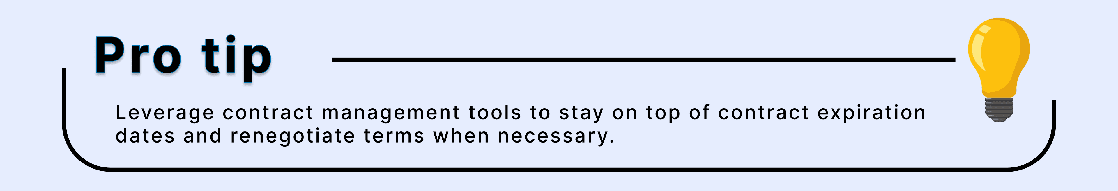 &nbsp;&nbsp;Optimise and Review Vendor Contracts Frequently