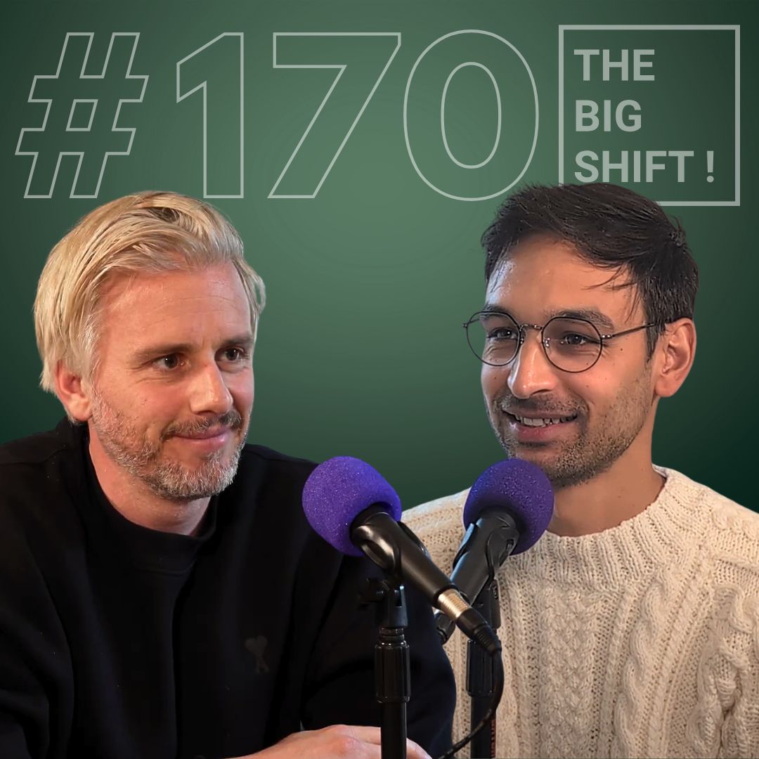 Photo de Benjamin Barnathan de Solarock et Xavier Seux du podcast The Big Shift
