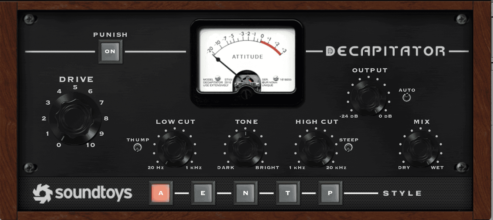 Soundtoys Decapacitator plugin