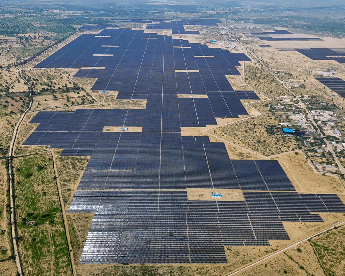 Aerial view of an industrial site captured through professional drone photography.