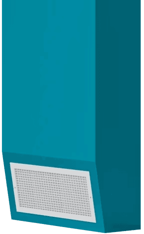 Low-level healthcare ventilation